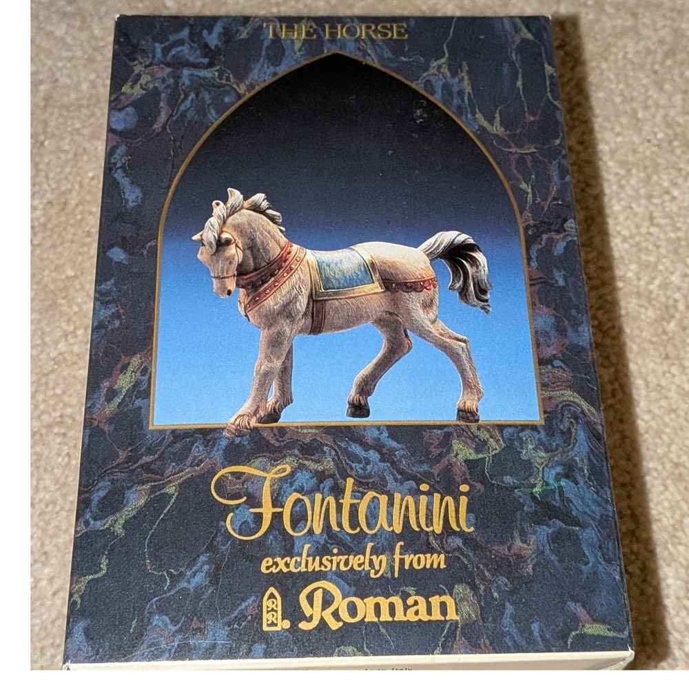 VTG Fontanini Heirloom Nativity The Horse 5" Figurine 72524 Italy NIB